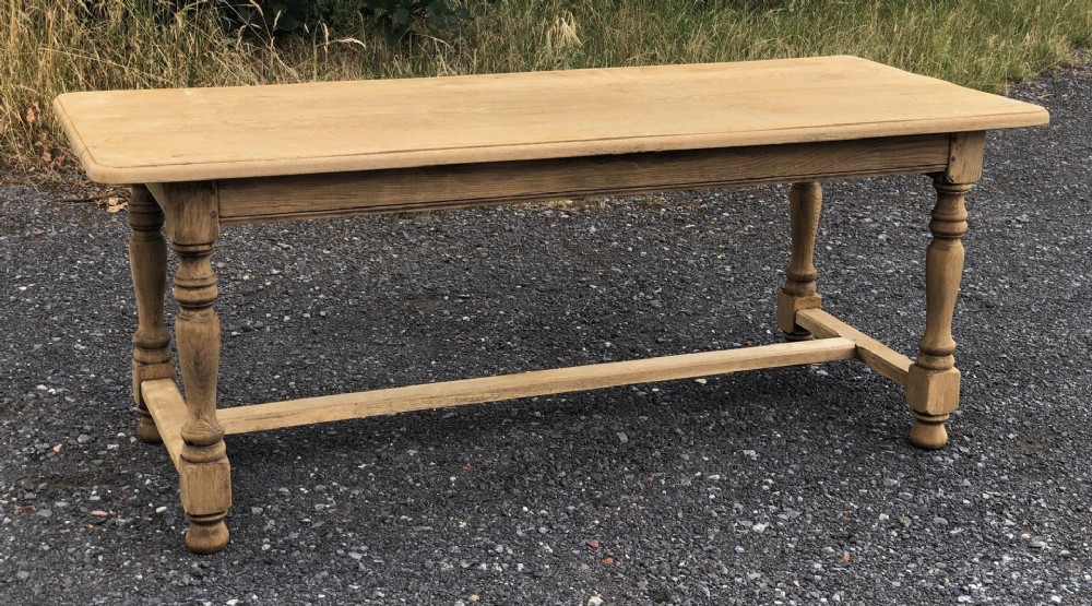 French Oak Farmhouse Dining Table 
