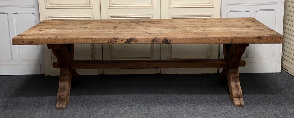 Huge Rustic Farmhouse Dining Table  View IV