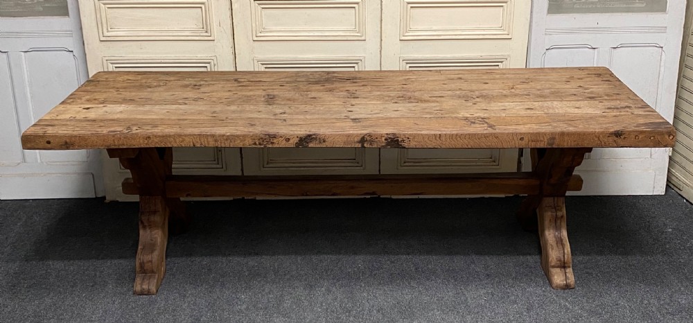 Huge Rustic Farmhouse Dining Table  View V