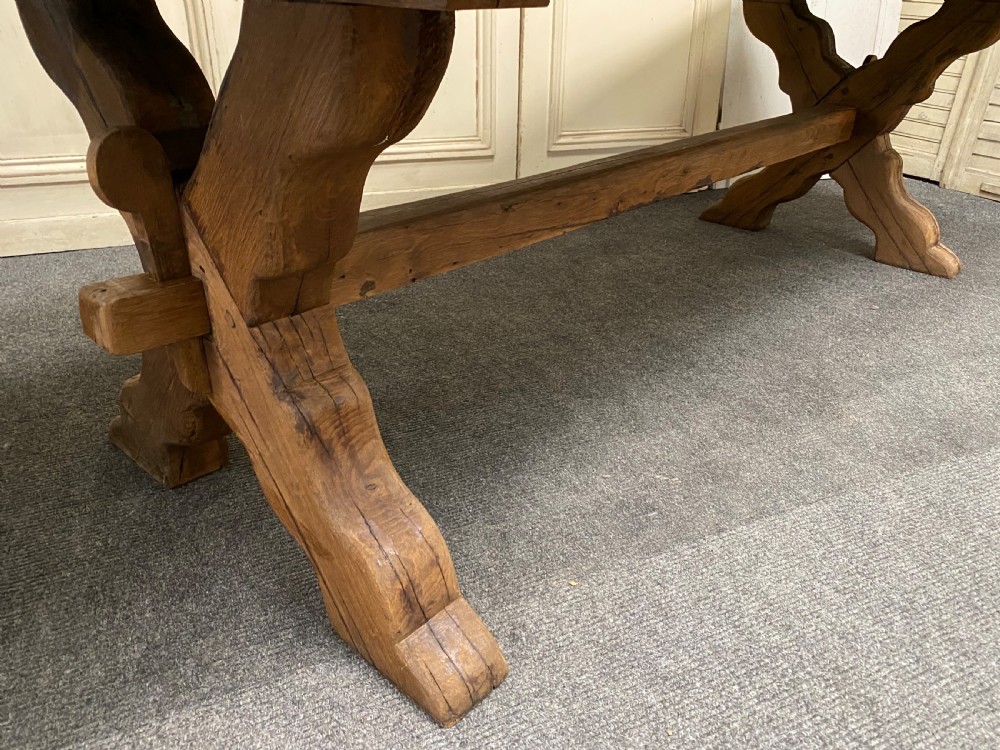 Huge Rustic Farmhouse Dining Table  View XXI