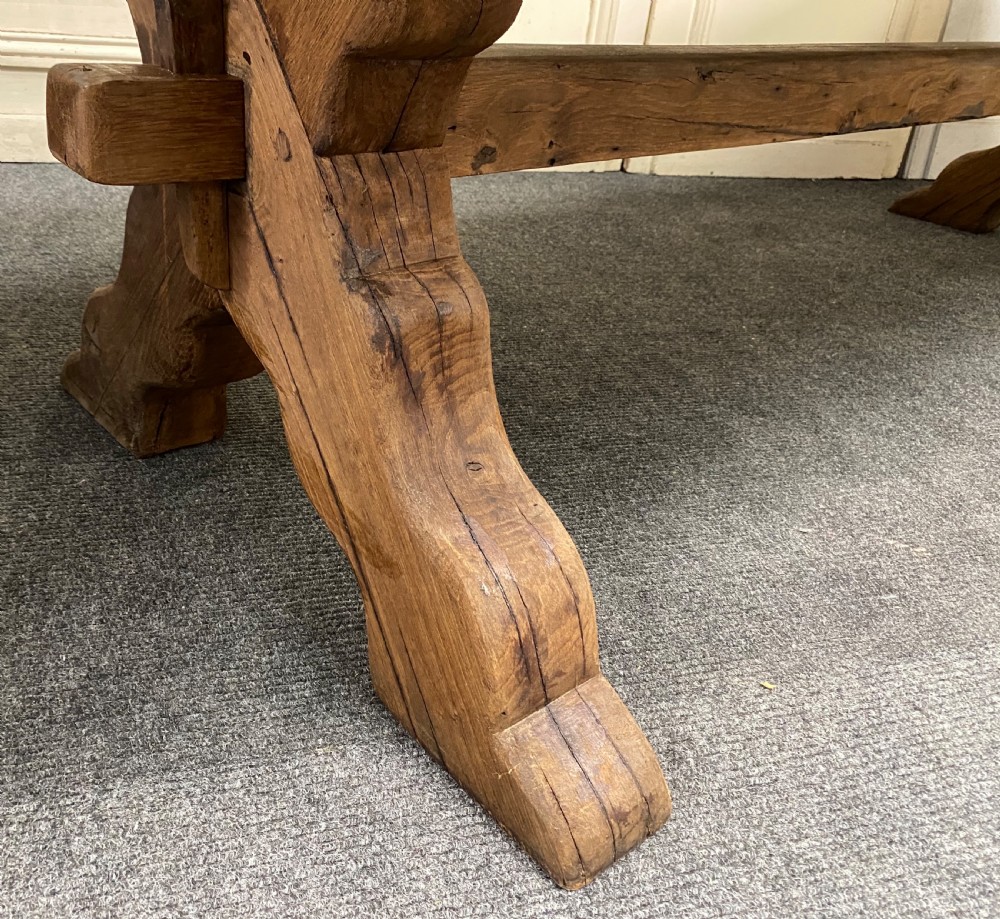 Huge Rustic Farmhouse Dining Table  View XXII