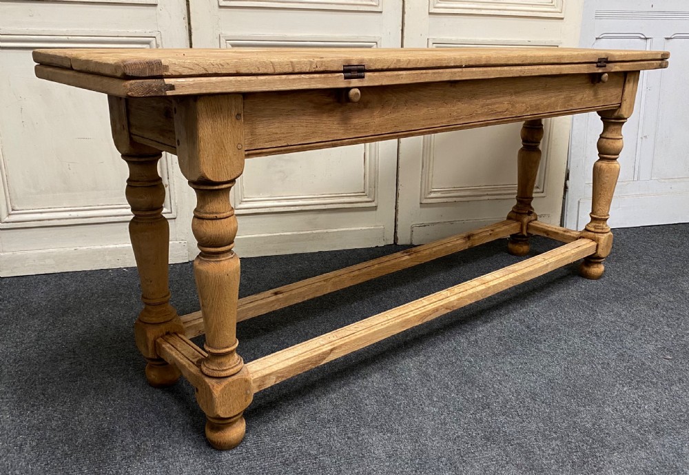 Unusual Farmhouse Table with Flaps View III