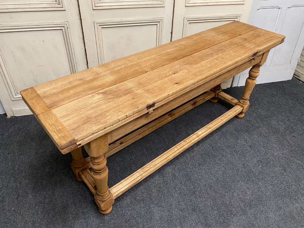 Unusual Farmhouse Table with Flaps View VII