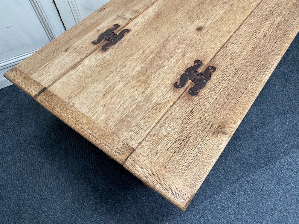 Unusual Farmhouse Table with Flaps View VIII