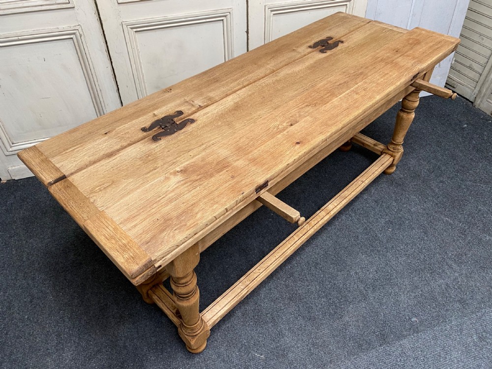 Unusual Farmhouse Table with Flaps View IX