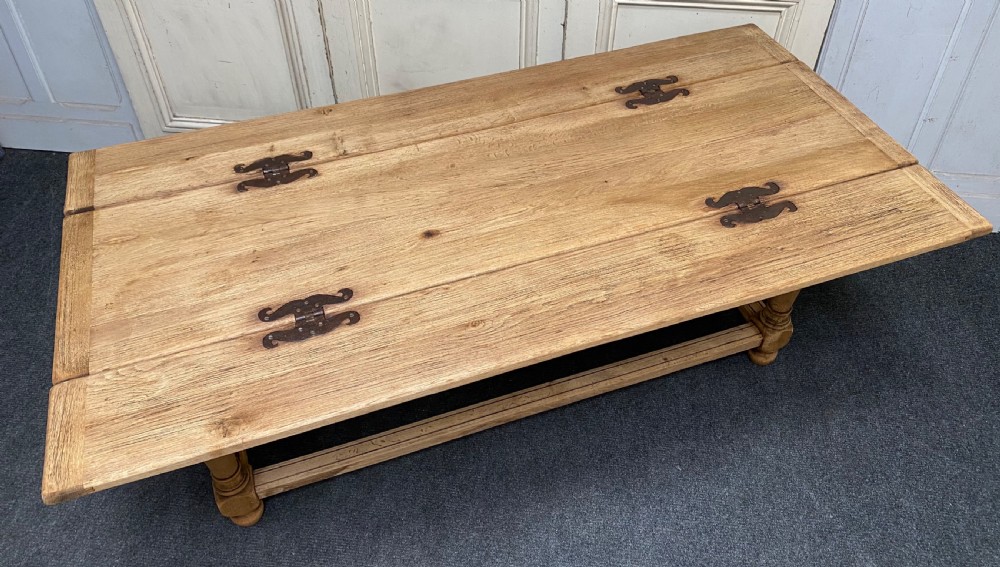 Unusual Farmhouse Table with Flaps View X