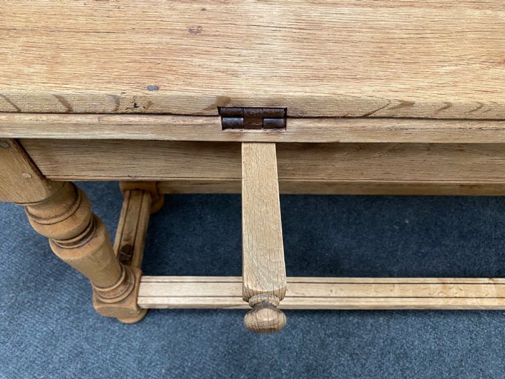 Unusual Farmhouse Table with Flaps View XI