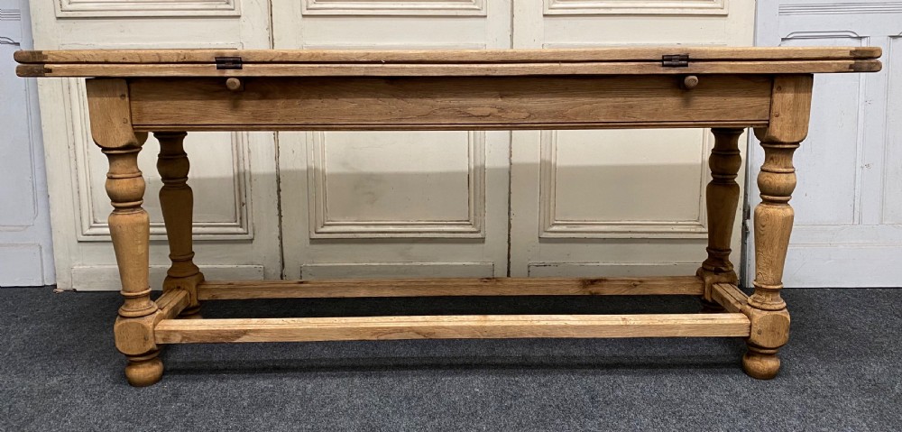 Unusual Farmhouse Table with Flaps View XIII