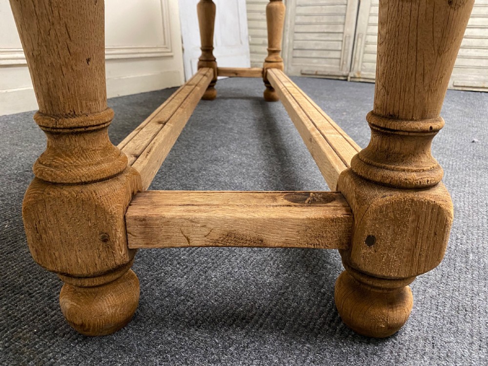 Unusual Farmhouse Table with Flaps View XVII