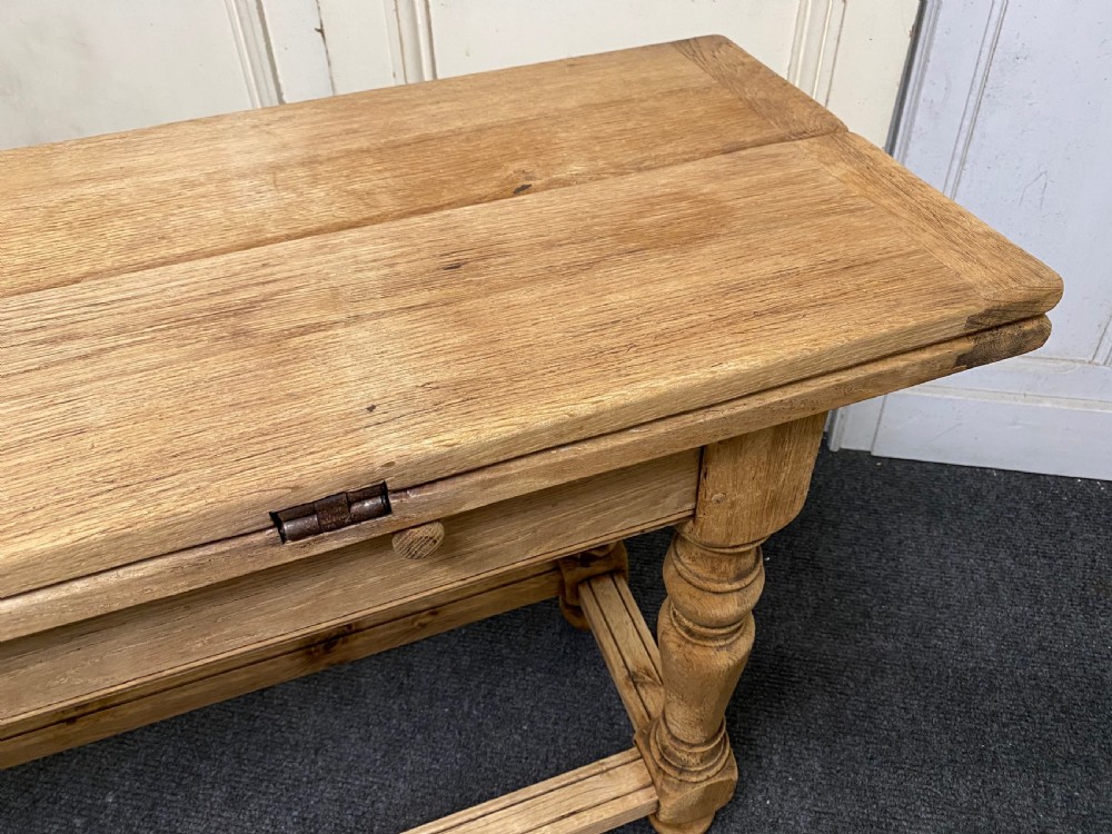 Unusual Farmhouse Table with Flaps View XX