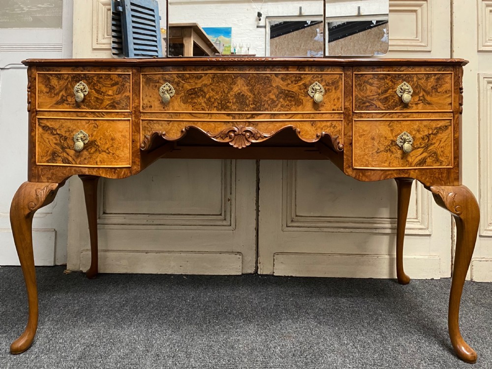 Burr Walnut Dressing Table View V