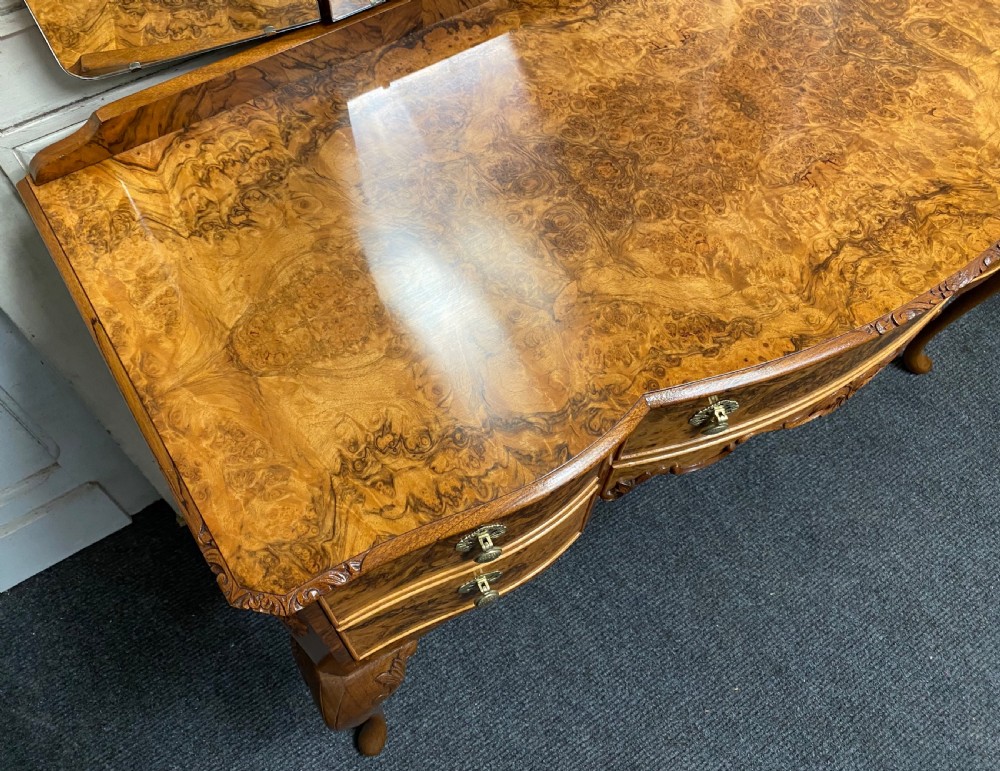 Burr Walnut Dressing Table View VI