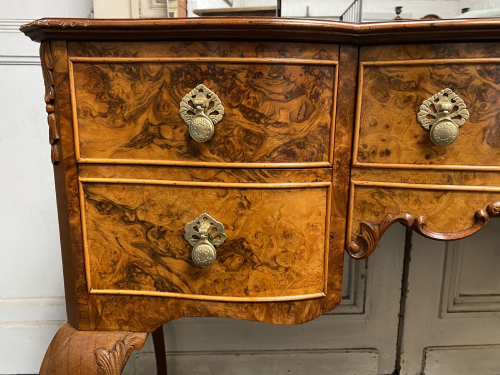 Burr Walnut Dressing Table View IX