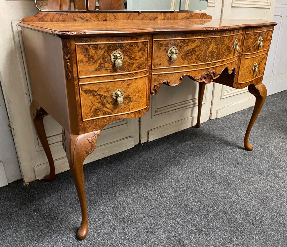 Burr Walnut Dressing Table View XXI