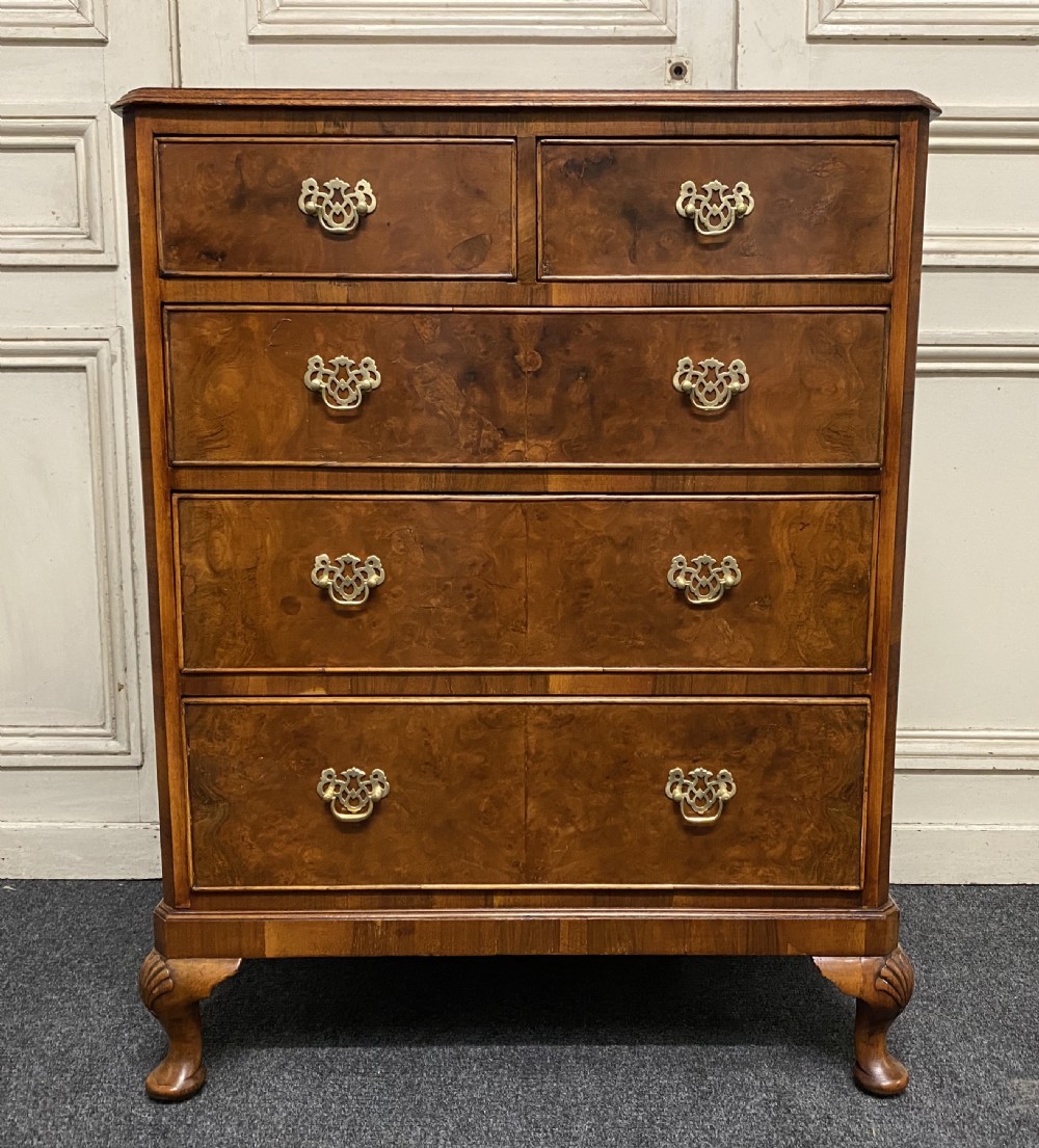 Burr Walnut Chest of Drawers