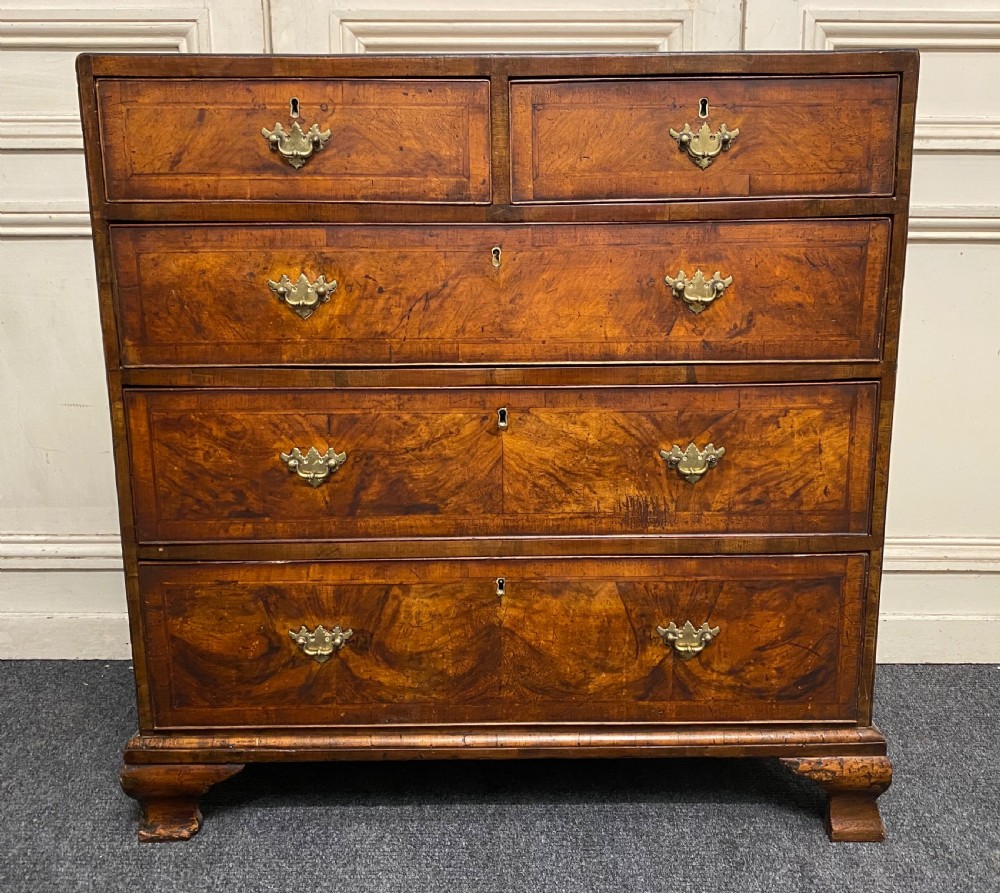 Antique Burr Walnut Chest of Drawers
