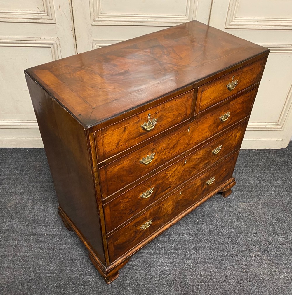 Antique Burr Walnut Chest of Drawers View VIII