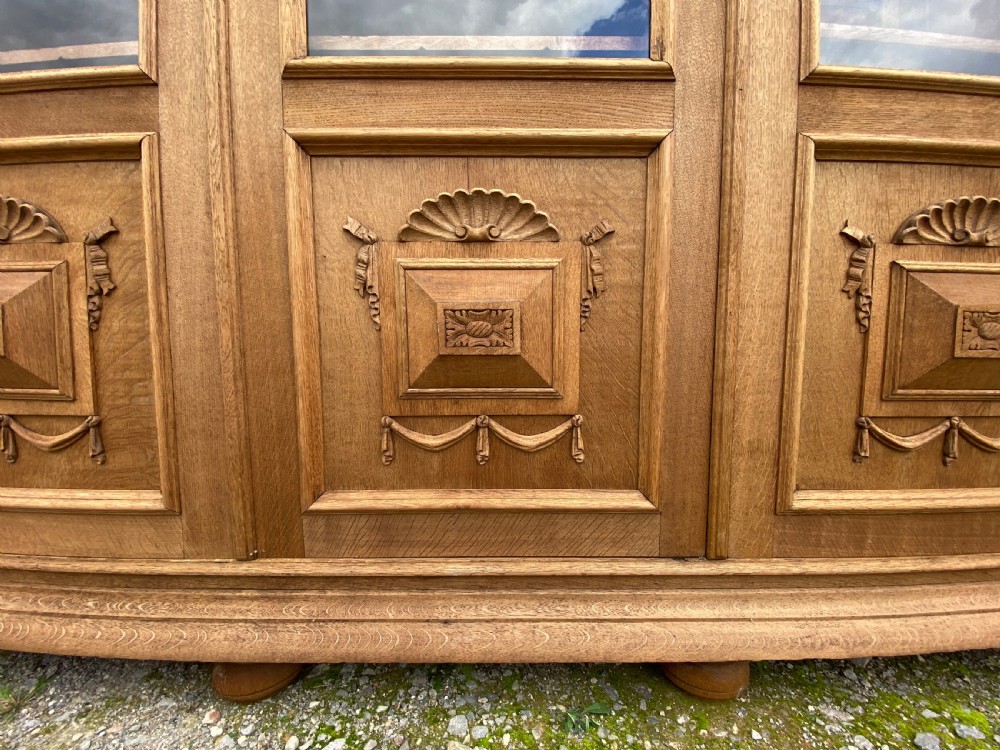 Large French Oak Bookcase View II