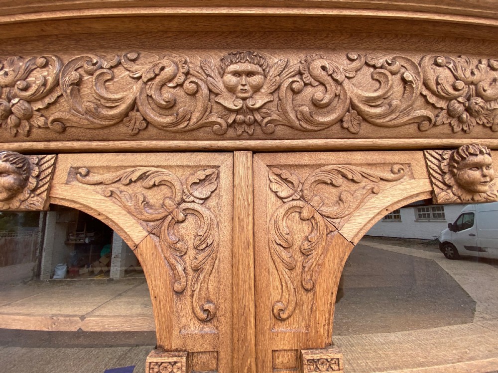 Large French Oak Bookcase View XIX