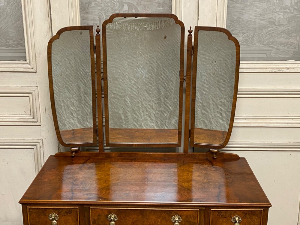 Burr Walnut Dressing Table View II