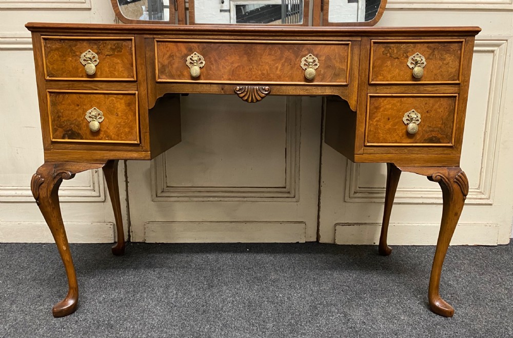 Burr Walnut Dressing Table View IV