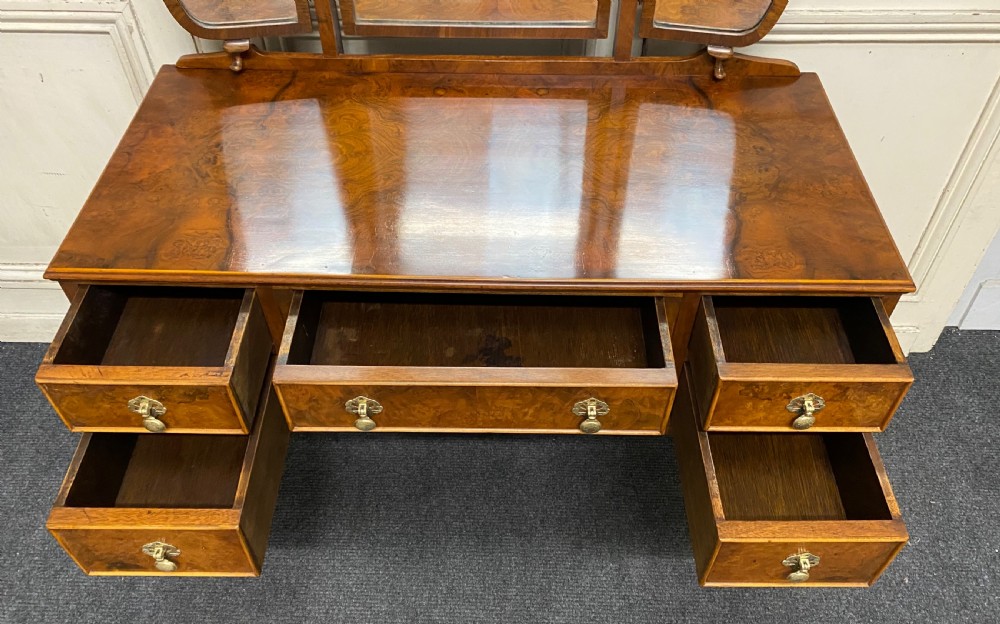 Burr Walnut Dressing Table View VII