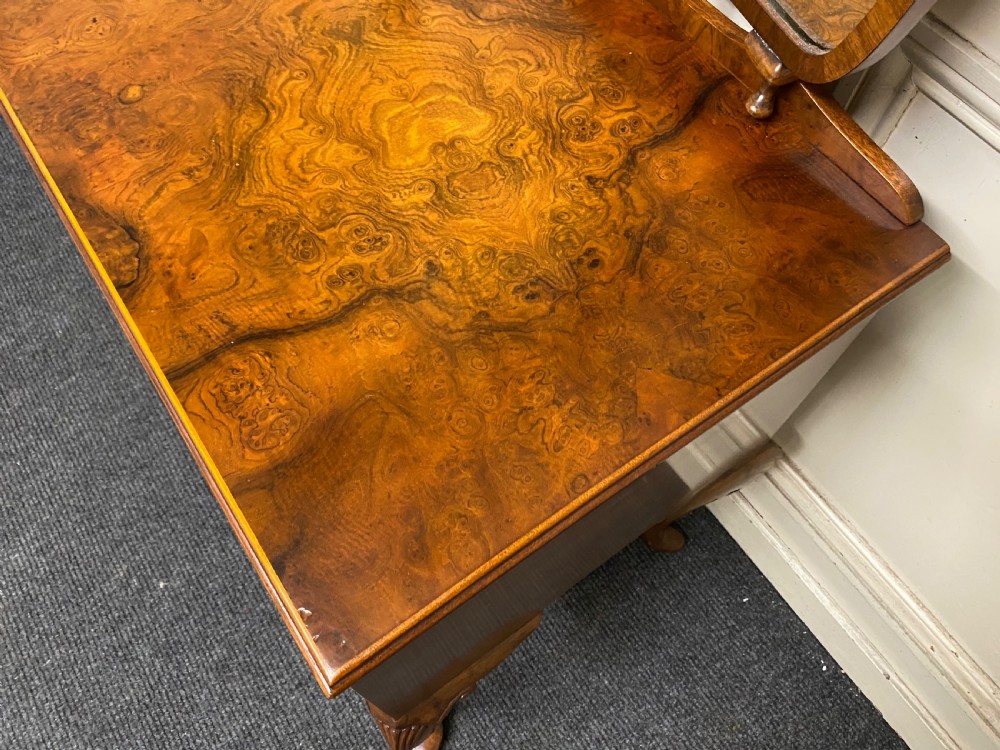Burr Walnut Dressing Table View VIII