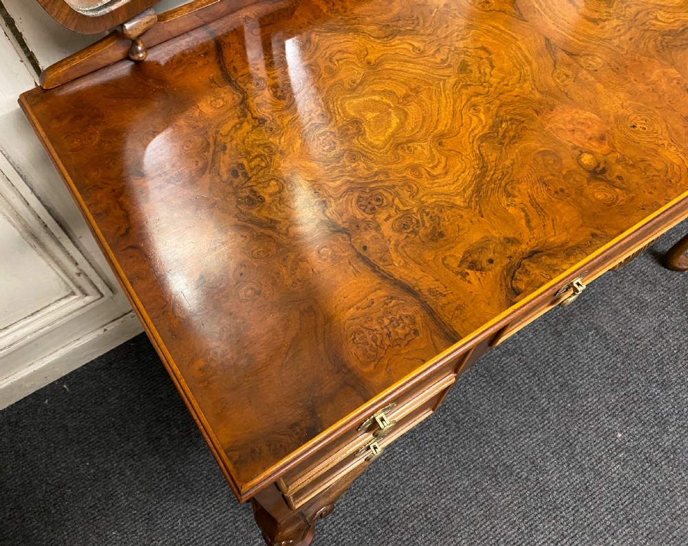 Burr Walnut Dressing Table View IX