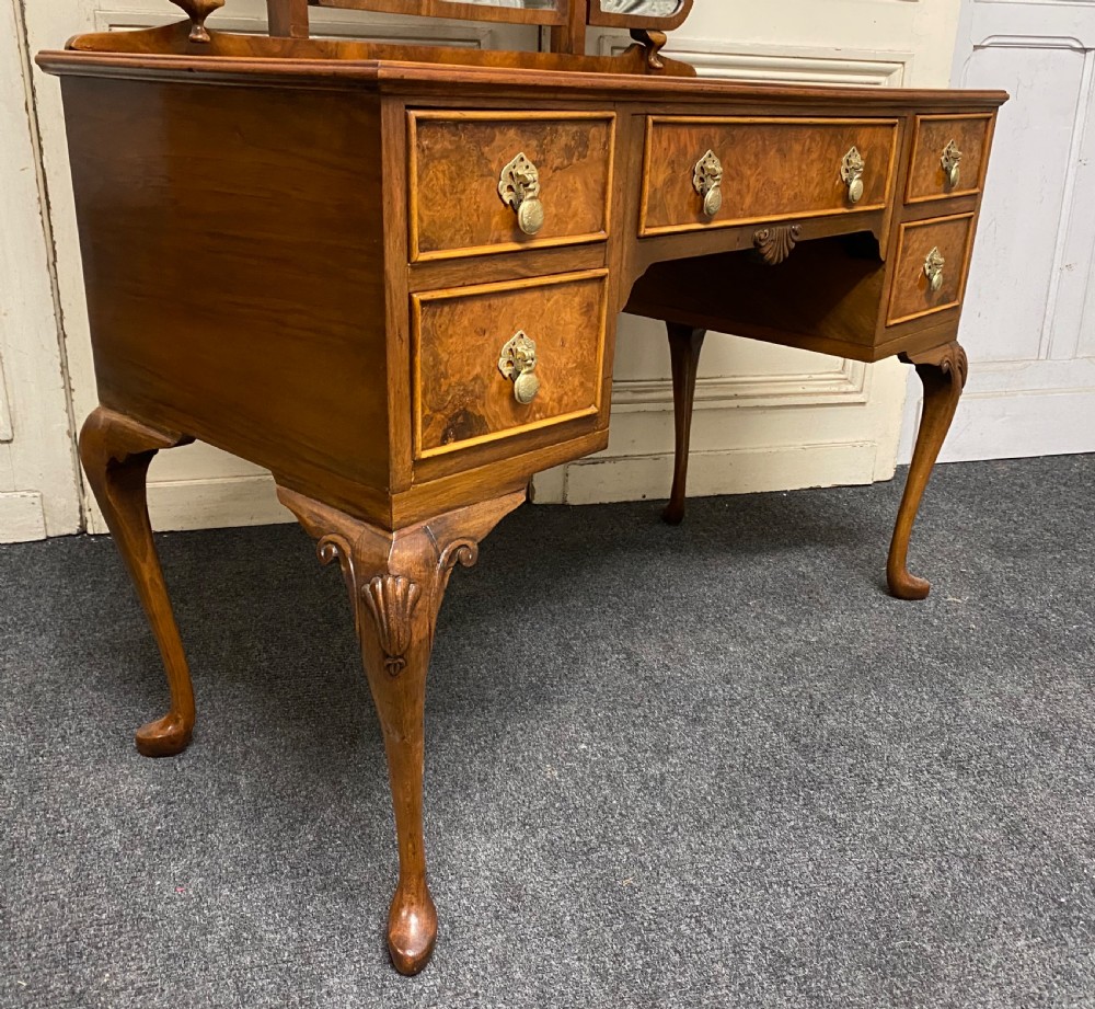 Burr Walnut Dressing Table View XII