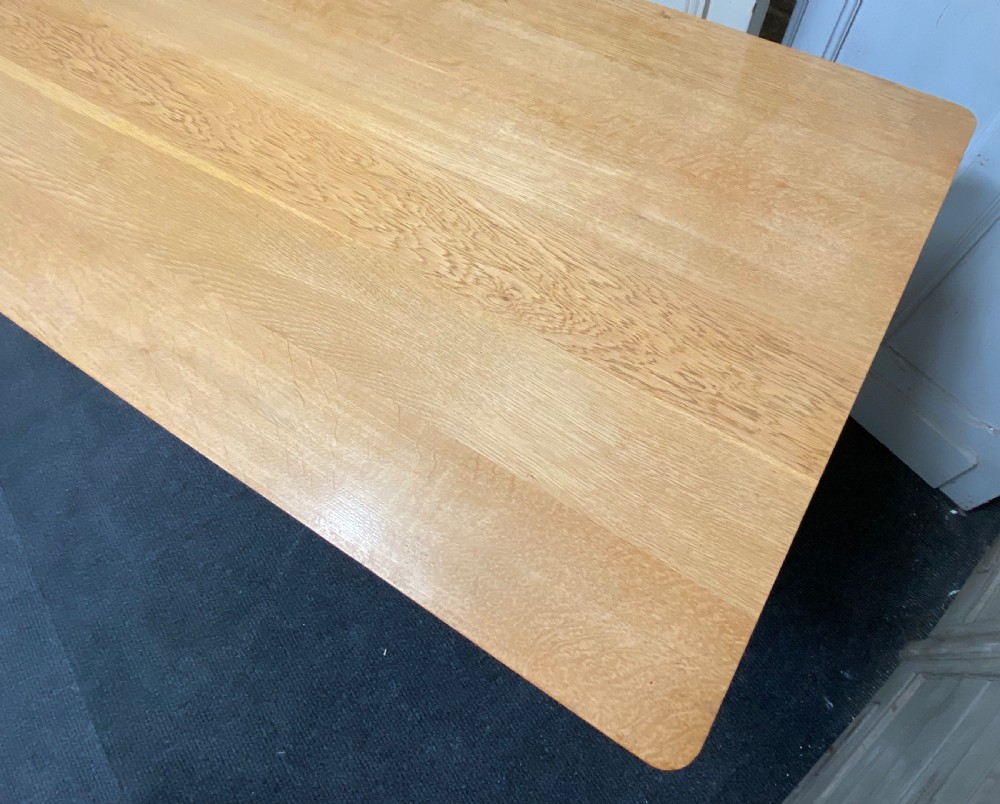 Oak Refectory Farmhouse Dining Table  View VIII