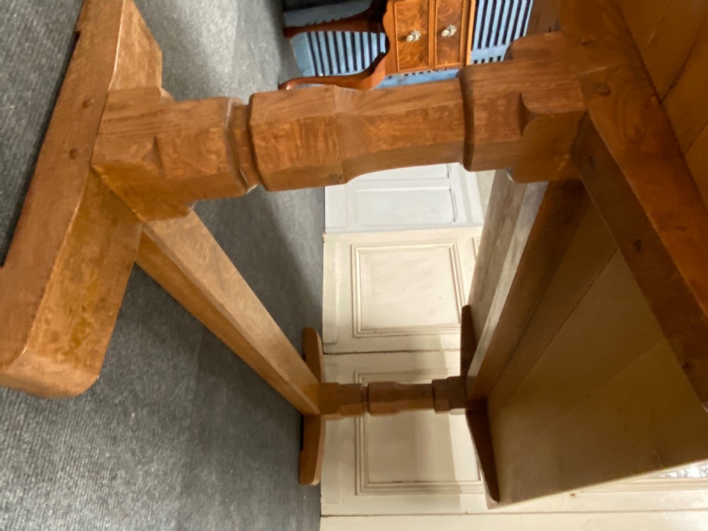 Oak Refectory Farmhouse Dining Table  View XVI