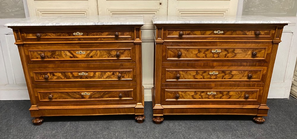 Superb Pair French Chest of Drawers 
