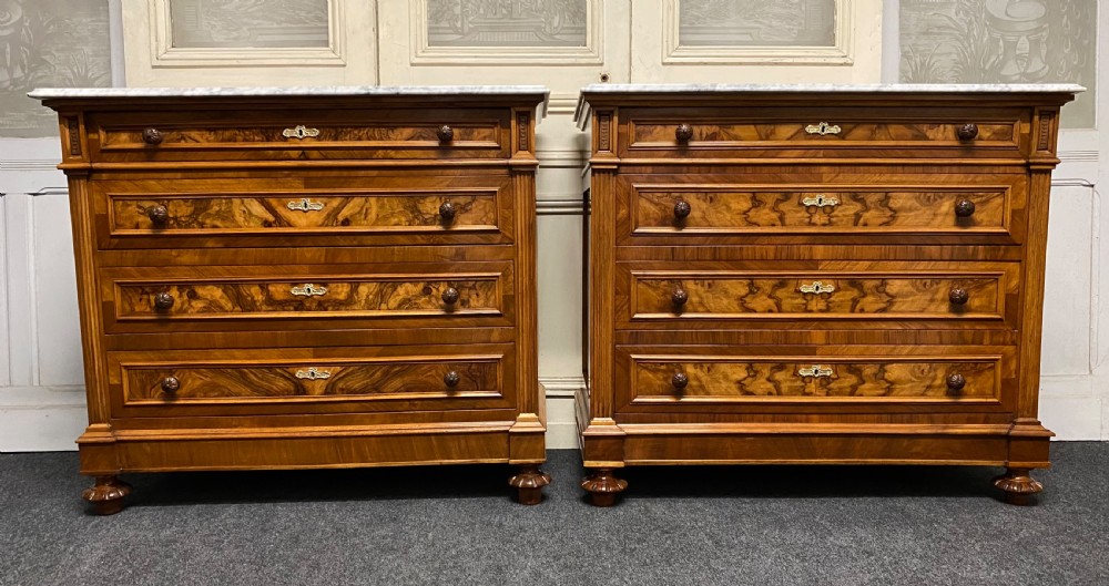 Superb Pair French Chest of Drawers  View II