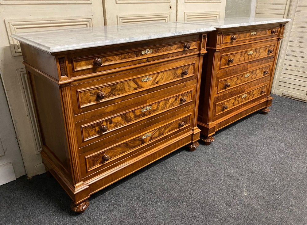 Superb Pair French Chest of Drawers  View III