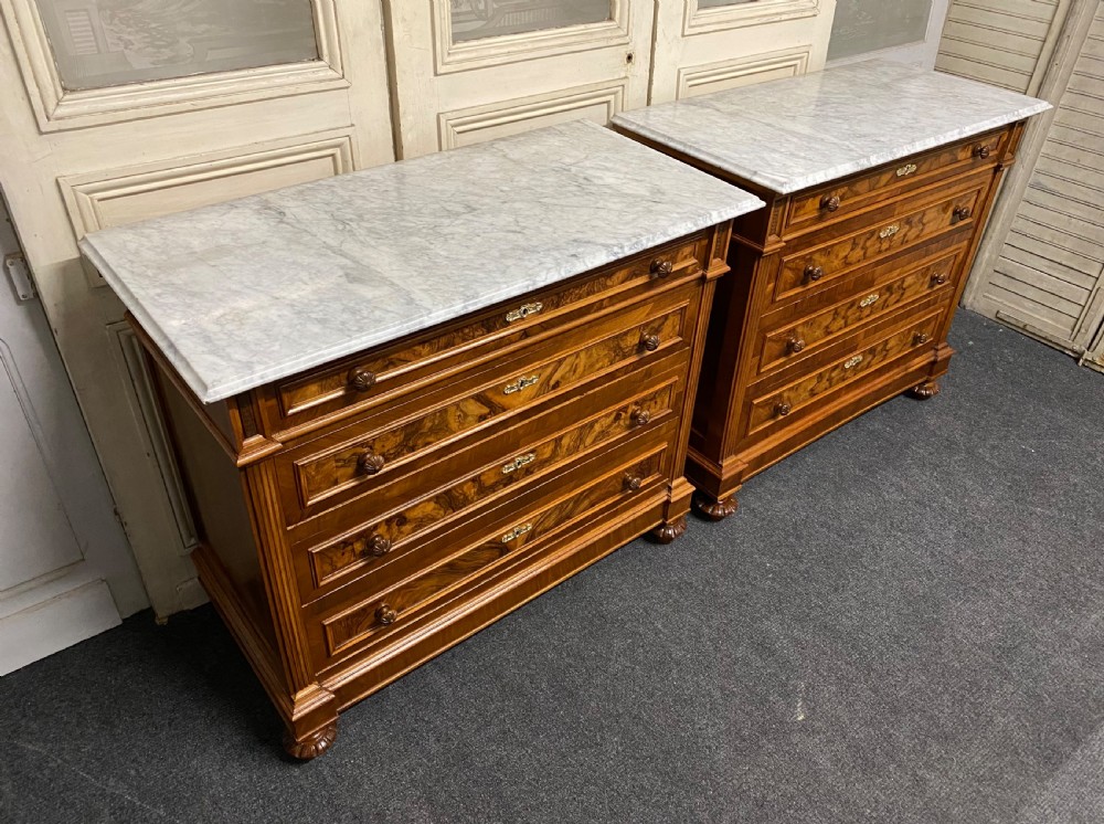 Superb Pair French Chest of Drawers  View XXI