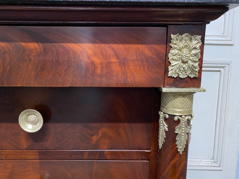 Very Fine French Empire Chest of Drawers View III
