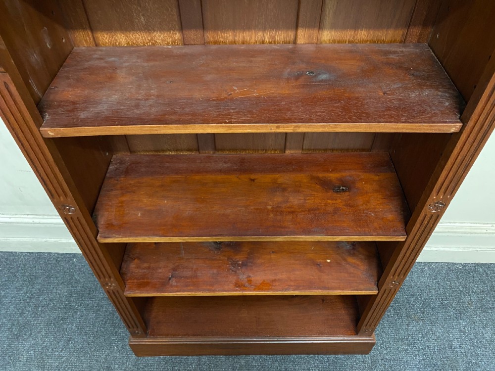 Mahogany Open Bookcase View VIII