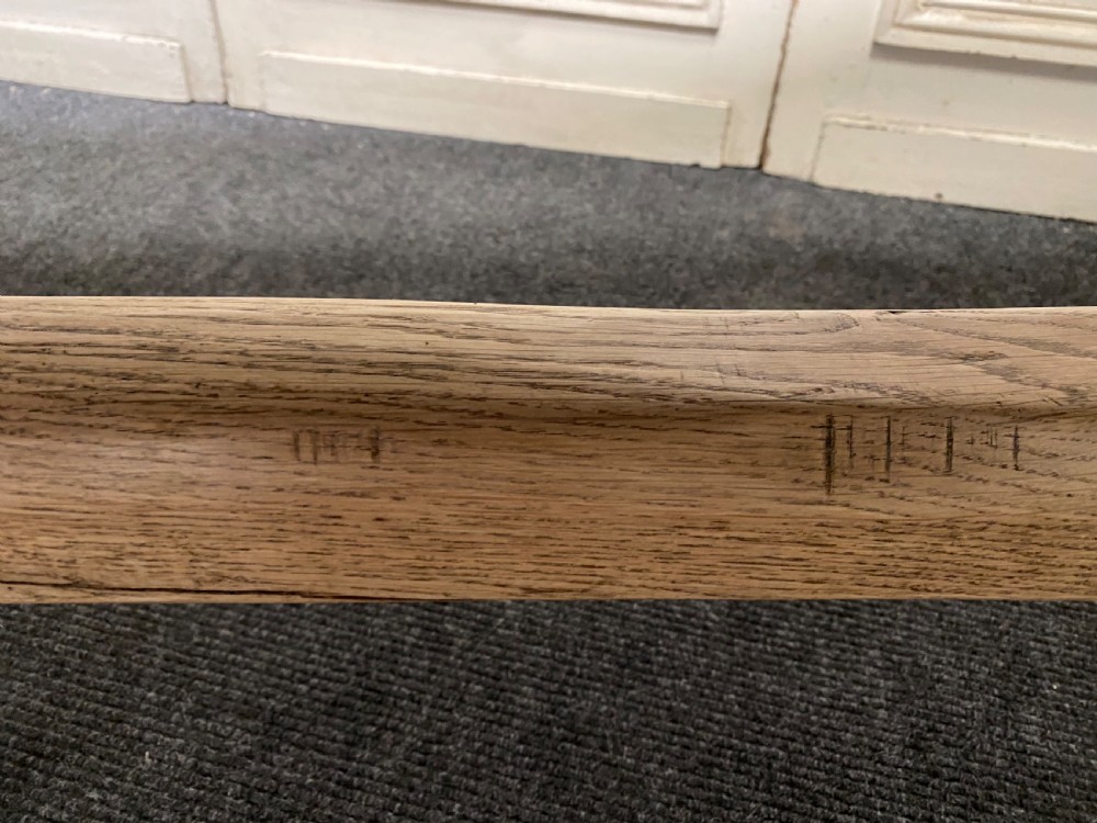 Large French Oak Farmhouse Trestle Table View XI