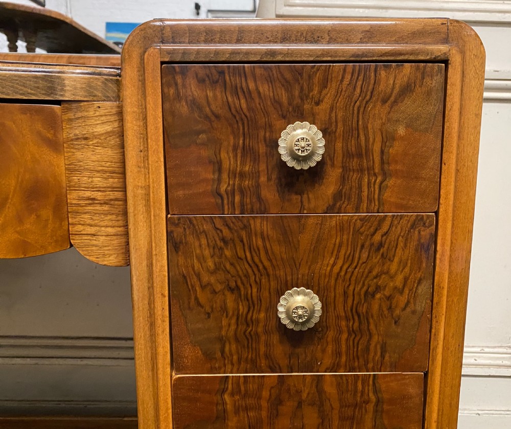 Iconic Art Deco Burr Walnut Dressing Table View VI