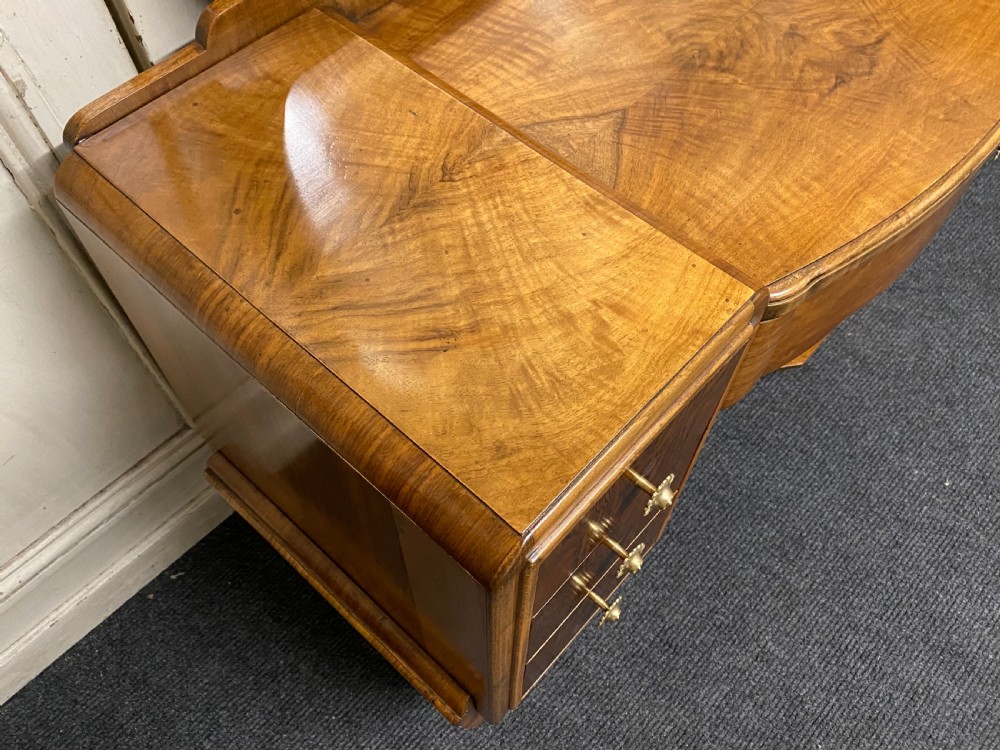 Iconic Art Deco Burr Walnut Dressing Table View IX