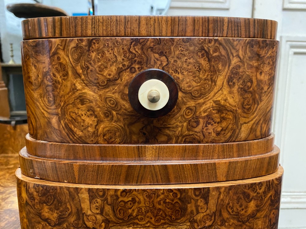 Superb Art Deco Burr Walnut Dressing Table View XXI