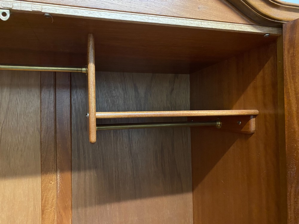Burr Walnut 2 Door Wardrobe  View VII