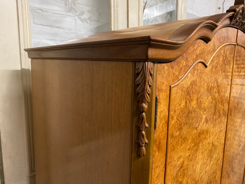 Burr Walnut Fitted Wardrobe View V