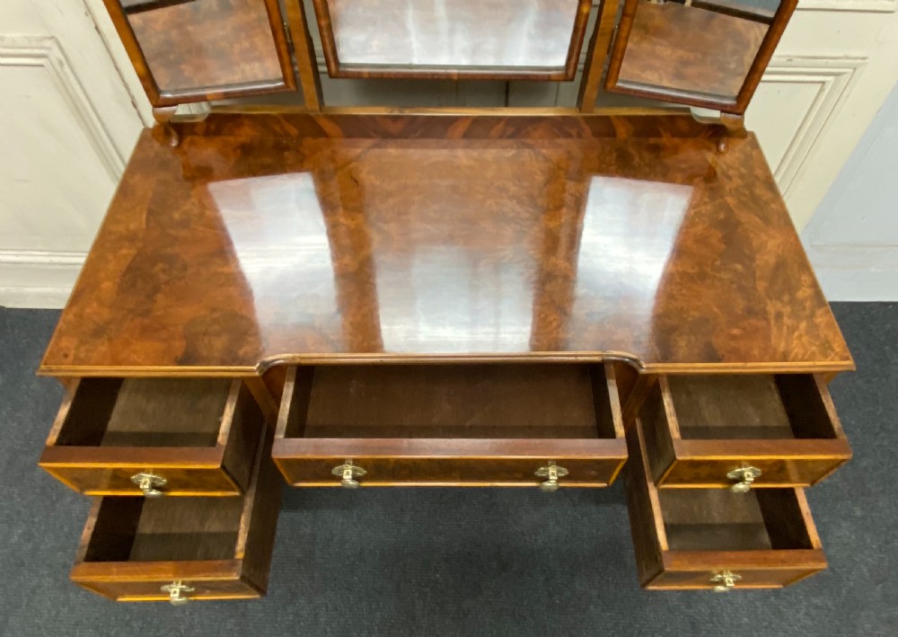 Burr Walnut Dressing Table View IV