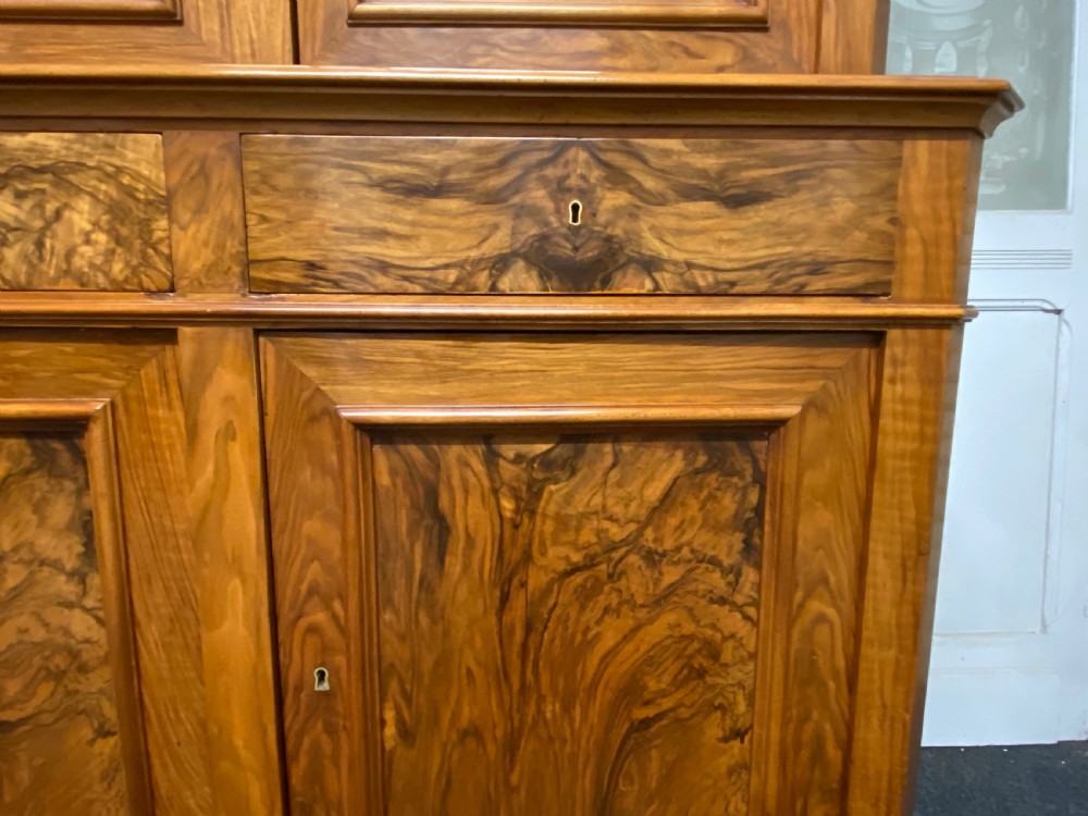 Fine Quality French Walnut Library Bookcase View V