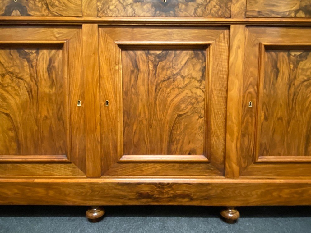 Fine Quality French Walnut Library Bookcase View VIII