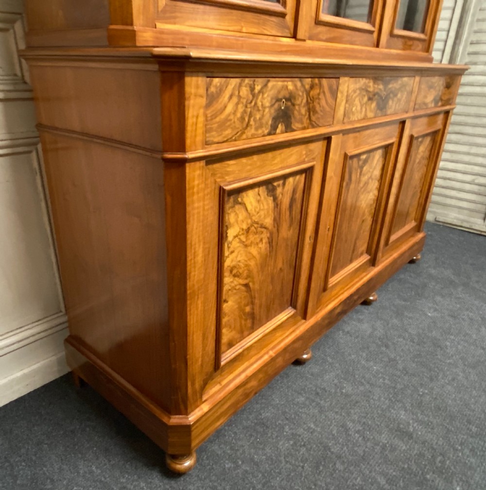 Fine Quality French Walnut Library Bookcase View X