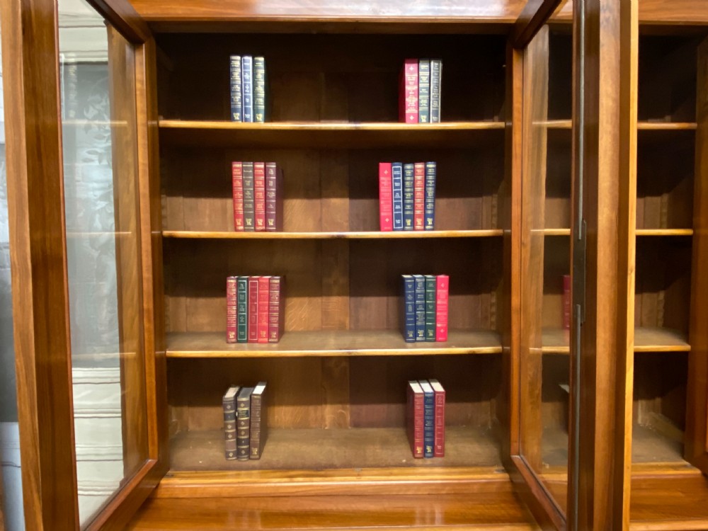 Fine Quality French Walnut Library Bookcase View XII