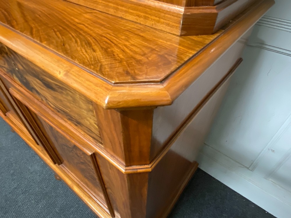 Fine Quality French Walnut Library Bookcase View XIX
