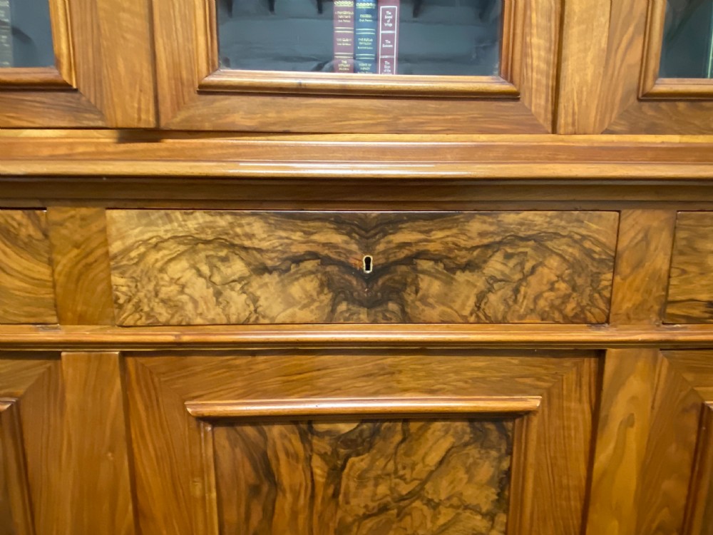 Fine Quality French Walnut Library Bookcase View XXI